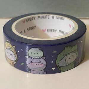 Every Minute A Story Safari Animal Onesies Beanie Washi Tape